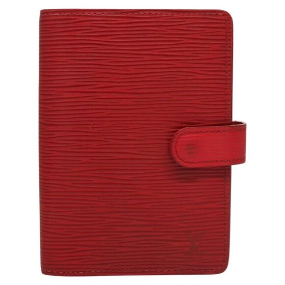 LOUIS VUITTON Epi Agenda PM Day Planner Cover Red R20057 LV Auth 118196 - Picture 2 of 16